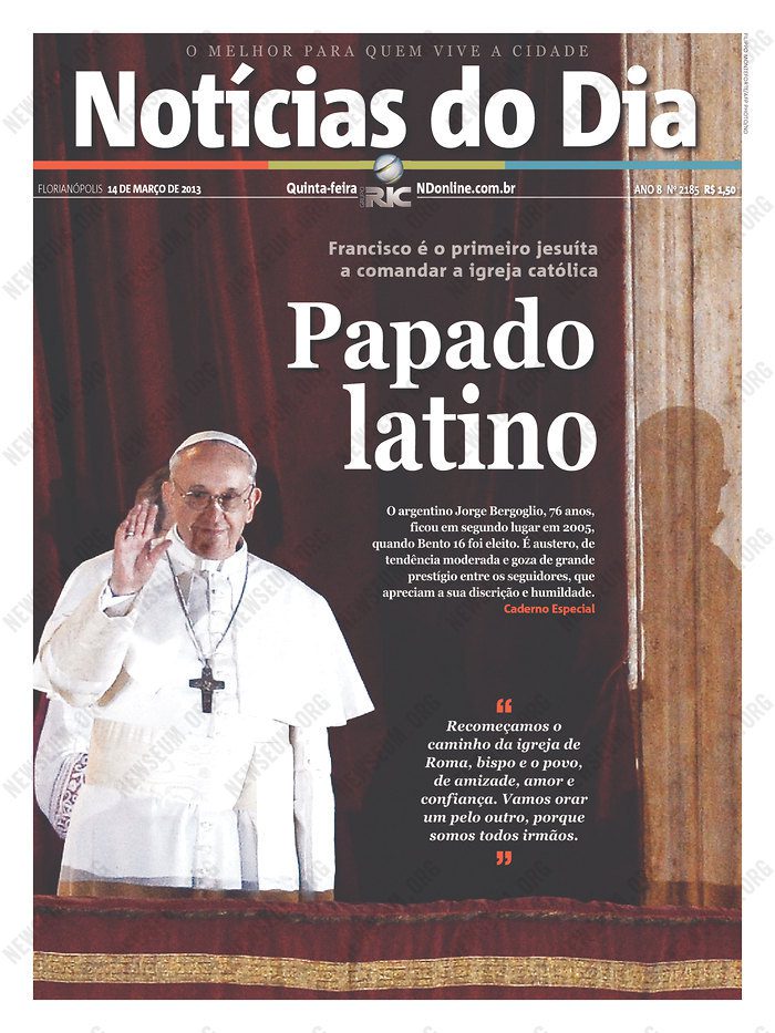 O primeiro papa latino-americano foi o 1° em muitas coisas 4